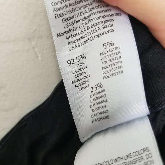 MOTHER Looker Petite Stretch Jeans Black Size 26 - Picture 10 of 10